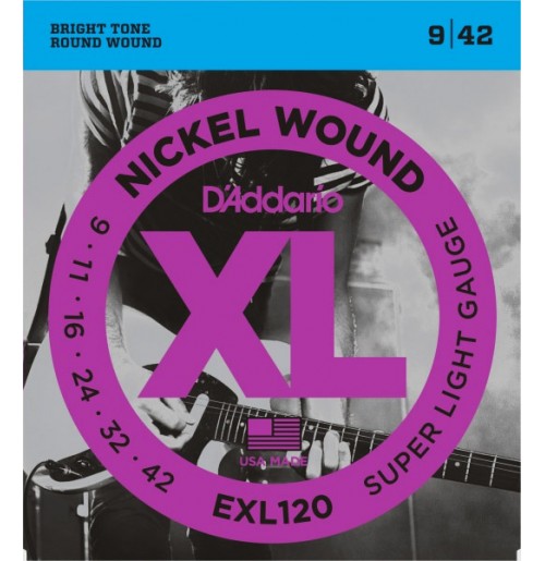 D'ADDARIO EXL120 9-42 strune za električno kitaro